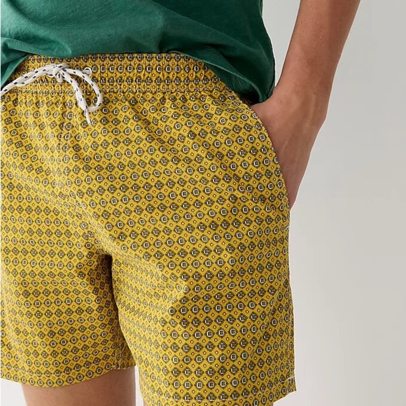 J. Crew Other - J. Crew Yellow Swim Trunks 6”